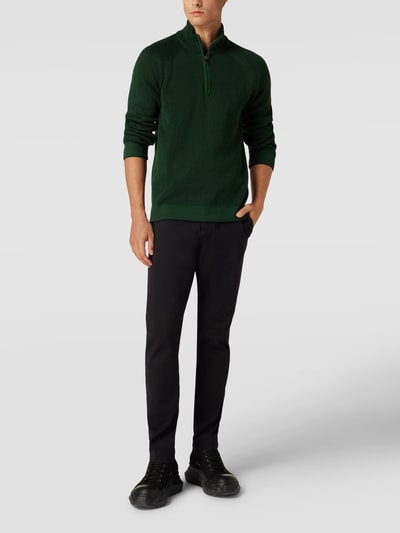 MCNEAL Super slim fit chino met gsm-vakje Zwart - 1