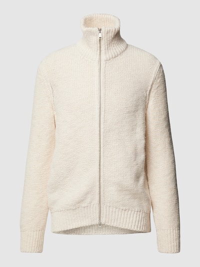 Marc O'Polo Strickjacke mit Stehkragen Modell 'Chevignon' Offwhite 2