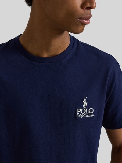 Polo Ralph Lauren relaxed fit T-shirt van puur katoen met gestikt logo Marineblauw - 3