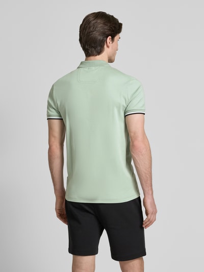 BOSS Green Regular Fit Poloshirt mit Label-Print Modell 'Paddy Lux Heritage' Mint 5