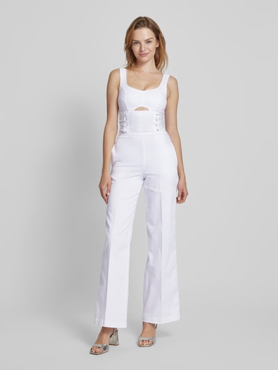 Liu Jo White Jumpsuit met cut-out Offwhite - 4