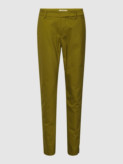 MOS MOSH Stoffhose mit Label-Detail Modell 'Abbey' Schilf 2