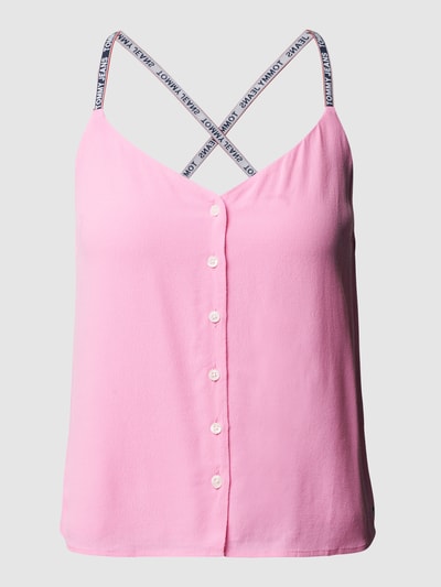 Tommy Jeans Top mit schmalen Trägern Pink 2