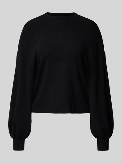 Vero Moda Pullover mit überschnittenen Schultern Modell 'NANCY' Black 2