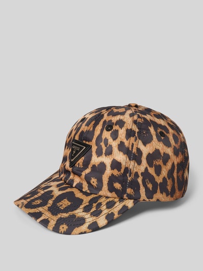 Guess Basecap mit Logo-Applikation Mittelbraun 1