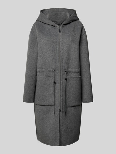 comma Mantel mit Kapuze Anthrazit 2