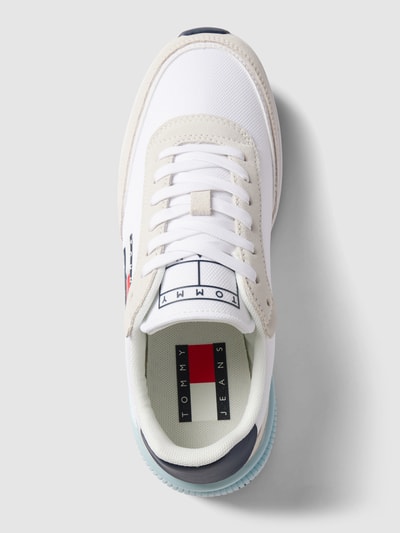 Tommy Jeans Sneakersy z detalami z logo model ‘TECH. RUN’ Biały 4