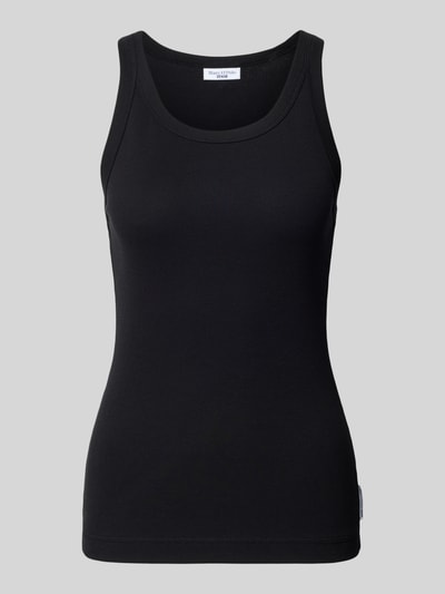 Marc O'Polo Denim Slim fit tanktop van katoenmix  Zwart - 2