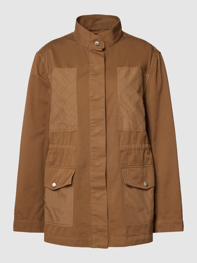 BOSS Orange Kurtka koszulowa z pikowanym obszyciem model ‘C_Jivera’ Khaki 2