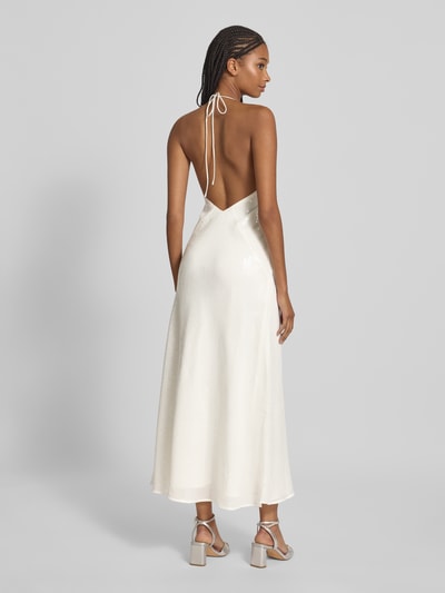 Bardot Bruidsjurk met siergarnering, model 'ARADIA' Offwhite - 5