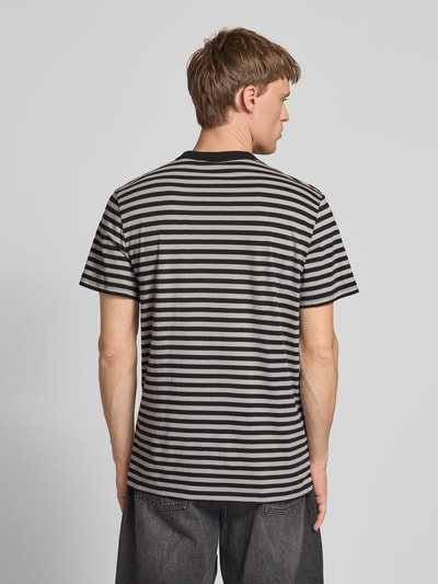 G-Star Raw T-shirt met labelstitching, model 'Nifous' Antraciet - 5