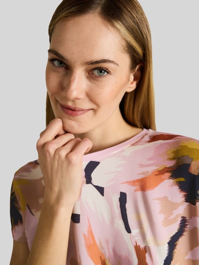 Tom Tailor Relaxed Fit T-Shirt aus Viskose Rot 3
