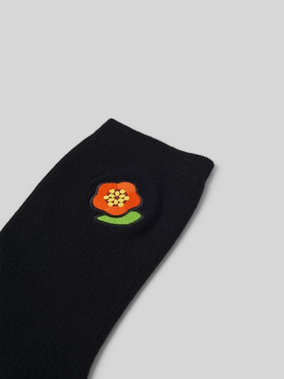 Kenzo Socken mit Label-Stitching Black 2