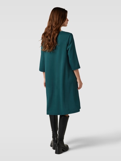 Soyaconcept Knielanges Kleid mit 3/4-Arm Modell 'BANU' Smaragd 5