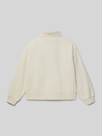 CHAMPION Bluza z kapturem i kołnierzem zapinanym Écru 3