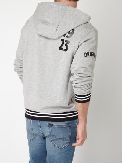 Colmar Originals Hoodie mit Logo-Aufnäher  Hellgrau Melange 4