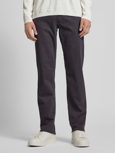 Brax Broek met achterzakken, model 'CADIZ' Antraciet - 4