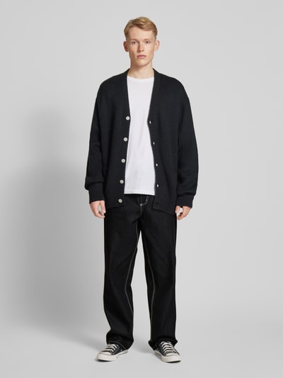 Carhartt Work In Progress Baggy Fit Jeans mit Eingrifftaschen Modell 'SIMPLE PANT' Black 1