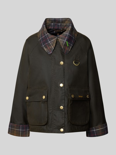 Barbour Regular Fit Funktionsjacke aus reiner gewachster Baumwolle Oliv 1