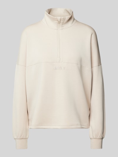 AIMN Sweatshirt mit Label-Stitching Beige 1