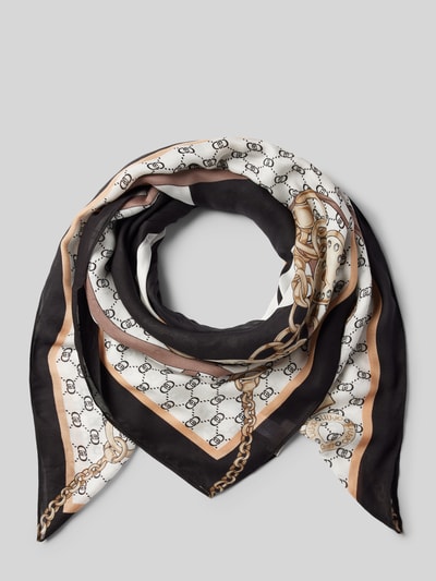 Liu Jo White Tuch aus Modal in quadratischer Form Modell 'FOULARD MANHATTAN' Black 1