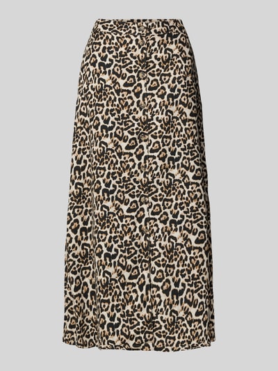 B.Young Leinenrock mit Knopfleiste Modell 'FALAKKA' Black 2