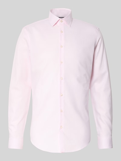 Jake*s Slim Fit Business-Hemd mit Kentkragen Hellrosa 2