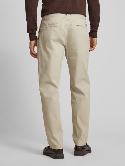 BOSS Orange Slim Fit Chino mit Bundfalten Beige 5