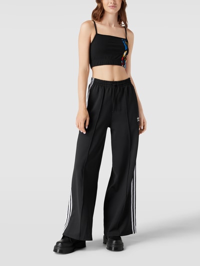 adidas Originals Crop Top mit Square-Neck-Ausschnitt Black 1