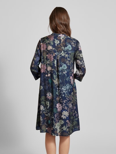 ROBE LÉGÈRE Knielange jurk met tuniekkraag Marineblauw - 5