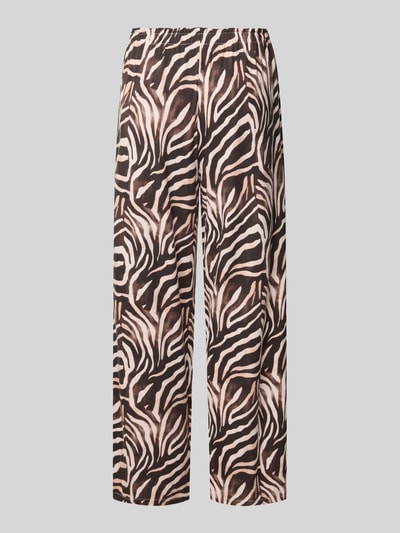 Productfoto, Regular Fit Pyjamas-Hose aus Modal-Mix Modell 'CASUAL PANTS' van HUGO met allover zebra-print, elastische taille met tunnelkoord, jerseystructuur