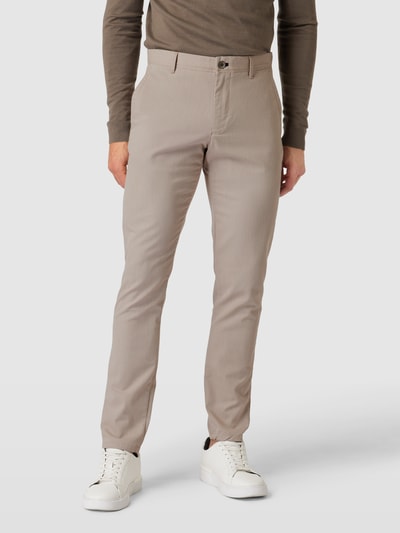 JOOP! Jeans Modern fit chino met structuurmotief, model 'MATTHEW' Beige - 4