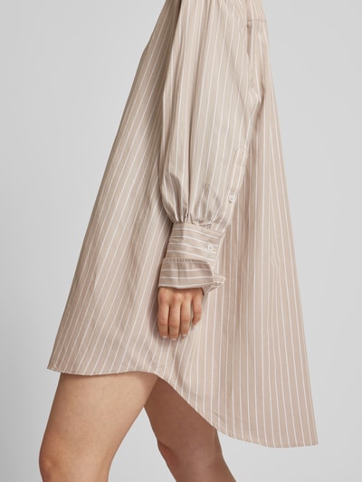 Anine Bing Knielanges Hemdblusenkleid aus Baumwolle Beige 3