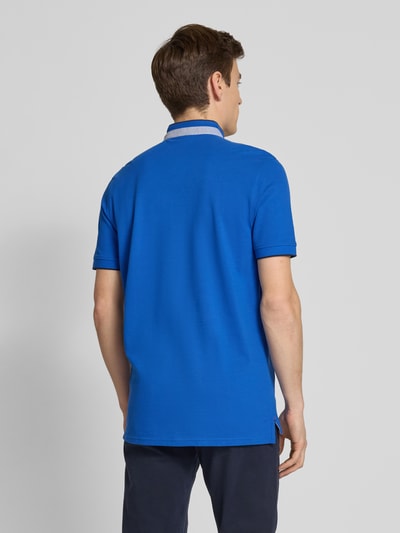 Christian Berg Men Regular fit poloshirt met opstaande kraag Koningsblauw - 5