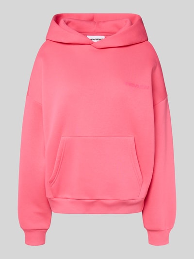 Review Oversized Hoodie mit Kapuze Neon Pink 2