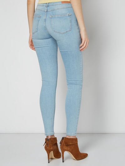 Review Jeansy o kroju Skinny Fit z dodatkiem streczu Jasnoniebieski 5