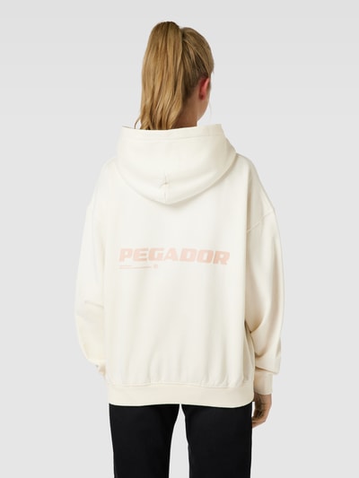 Pegador Oversized hoodie met labelprint, model 'CULLA' Lichtroze - 5