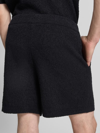 Lacoste Relaxed Fit Sweatshorts aus Baumwoll-Mix  Dunkelblau 3
