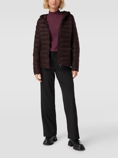 Montego Steppjacke mit Kapuze und Reißverschlusstaschen Schokobraun 1