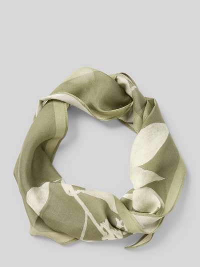 Marc O'Polo Schal aus Baumwoll-Cupro-Mix Oliv 1