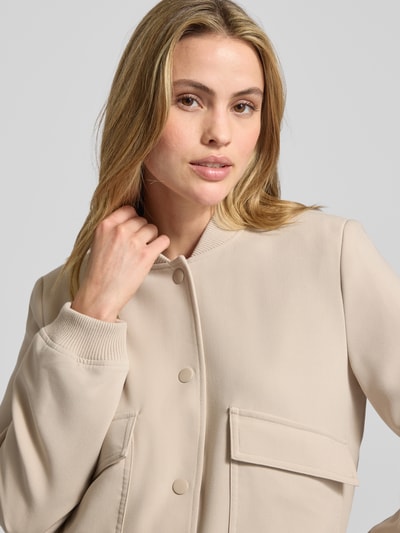Vero Moda Regular Fit Blouson mit Viskose-Anteil Modell 'AMALA' Ecru 3