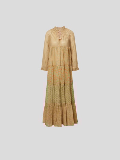 Yvonne S Maxikleid im Boho-Stil Senfgelb 2