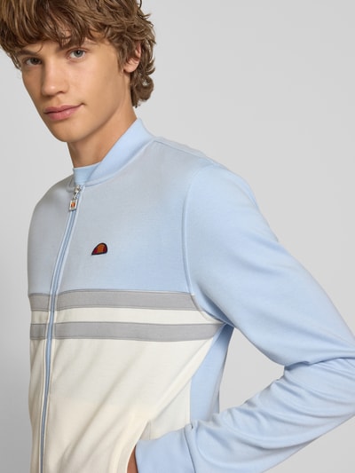 Ellesse Sweatjacke mit Logo-Badge Modell 'RISANI' Hellblau 3