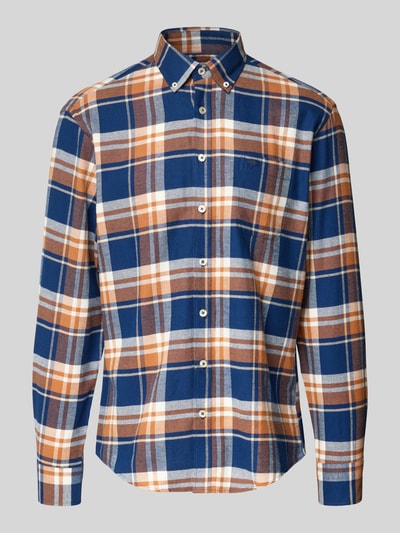 Fynch-Hatton Vrijetijdsoverhemd met knoopsluiting Marineblauw - 2