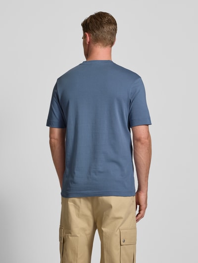 Drykorn T-shirt met ronde hals, model 'RAPHAEL 10' Blauw - 5