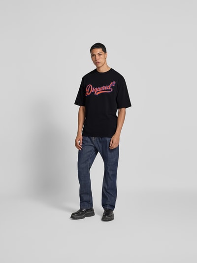 Dsquared2 T-Shirt mit Label-Detail Black 1
