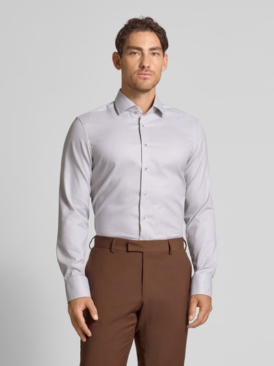 ETERNA Slim Fit Business-Hemd mit Kentkragen Sand 4