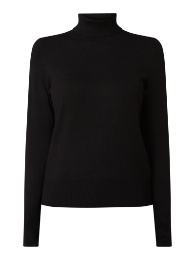 Christian Berg Woman Sweter z golfem Czarny 2