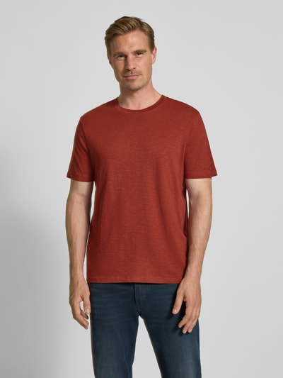 MCNEAL T-shirt o kroju regular fit z okrągłym dekoltem Ciemnoczerwony 4