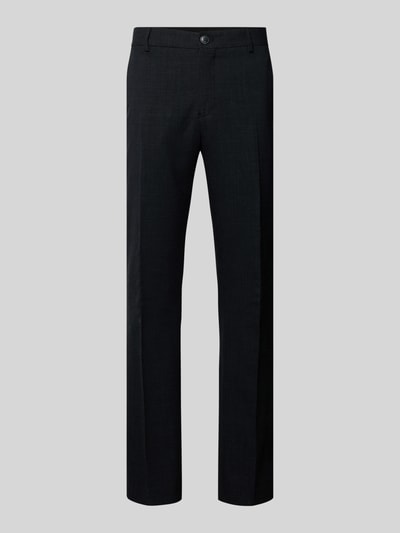 Produktfoto, dunkelgraue Slim-Fit Anzughose mit Woll-Leinen-Anteil Modell 'OASIS' von Selected Homme, Herren Anzughose